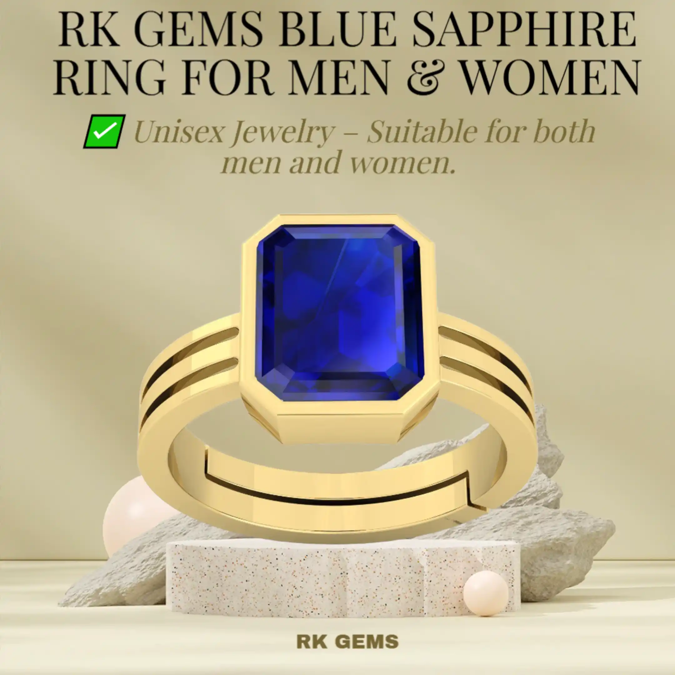 Premium Neelam Stone Ring | Blue Sapphire Ring for Shani Planet Benefits & Elegant Style For Men & Women.png
